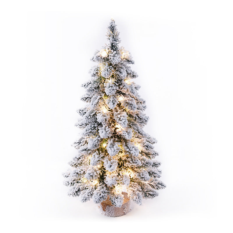 Christmas Small Flocking Tree Mini Christmas Tree My Store