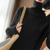 Women's Turtleneck Thread Warm Sweater Knitted Bottoming Shirt My Store