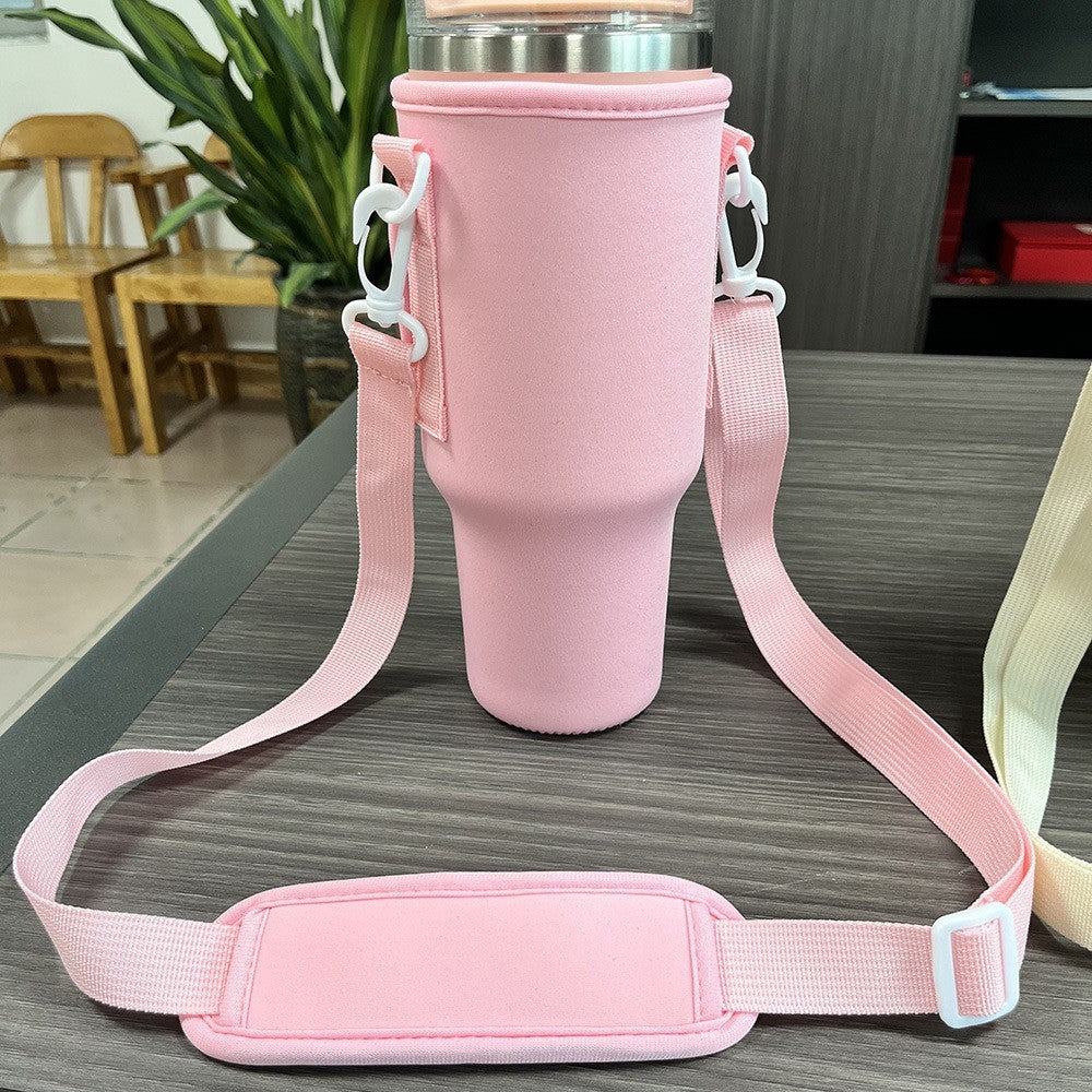 Handle Mug Ice Cream Cup Cover Outdoor Portable My Store