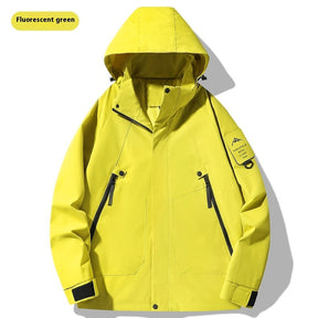 Single-layer Outdoor Shell Jacket Thin Windproof Waterproof Mountaineering Suit My Store