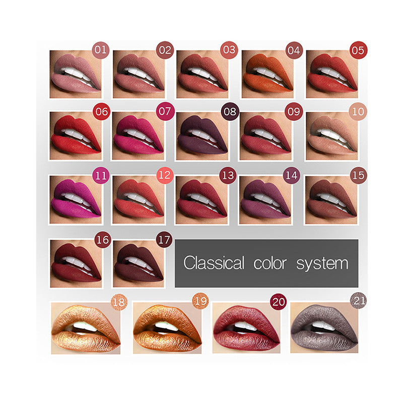 Makeup matte matte lip gloss lipstick My Store