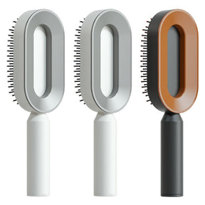 Self Cleaning Hair Brush For Women One-key Cleaning Hair Loss Airbag Massage Scalp Comb Anti-Static Hairbrush My Store