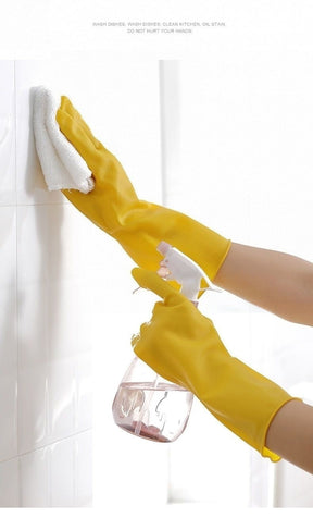 Dishwashing Gloves Thickened Rubber Latex Labor Gloves My Store