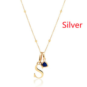 Stainless Steel Letter Pendant Customized Necklace My Store