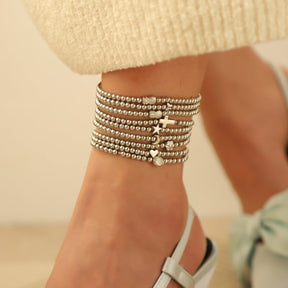 Minority Simple Beaded Beach Anklet Suit My Store