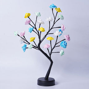 Table Lamp Flower Tree Rose Lamps Fairy Desk Night Lights USB Operated Gifts For Wedding Valentine Christmas Decoration My Store