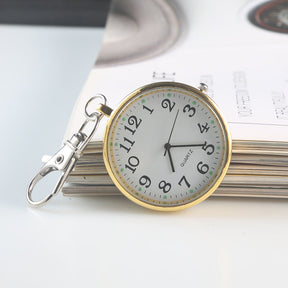 Clear Numbers Luminous Watch Keychain Pocket Watch My Store