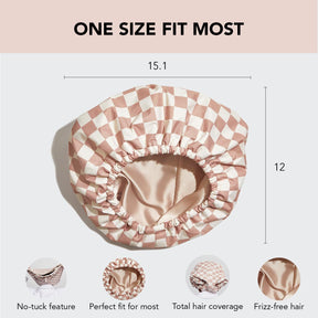 Women's Fashion Nursing Double-layer Shower Cap My Store