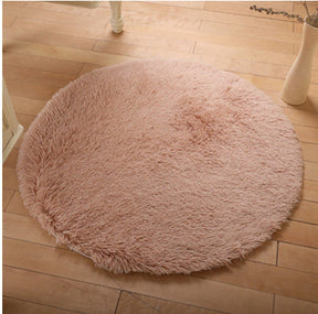 Fluffy Round Rug Carpets For Living Room Decor Faux Fur Carpet Kids Room Long Plush Rugs For Bedroom Shaggy Area Rug Modern Mat My Store