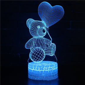 3D Lamp Acrylic USB LED Night Lights Neon Sign Lamp Xmas Christmas Decorations For Home Bedroom Birthday Decor Valentines Day Gifts My Store