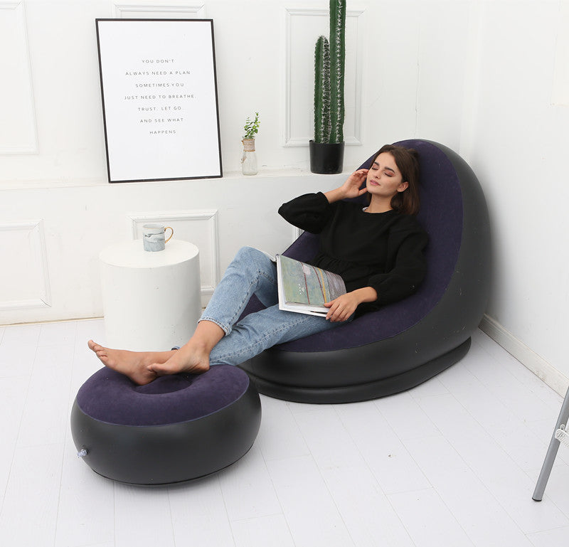 Lazy Bean Bag with Inflatable Folding Sofa My Store