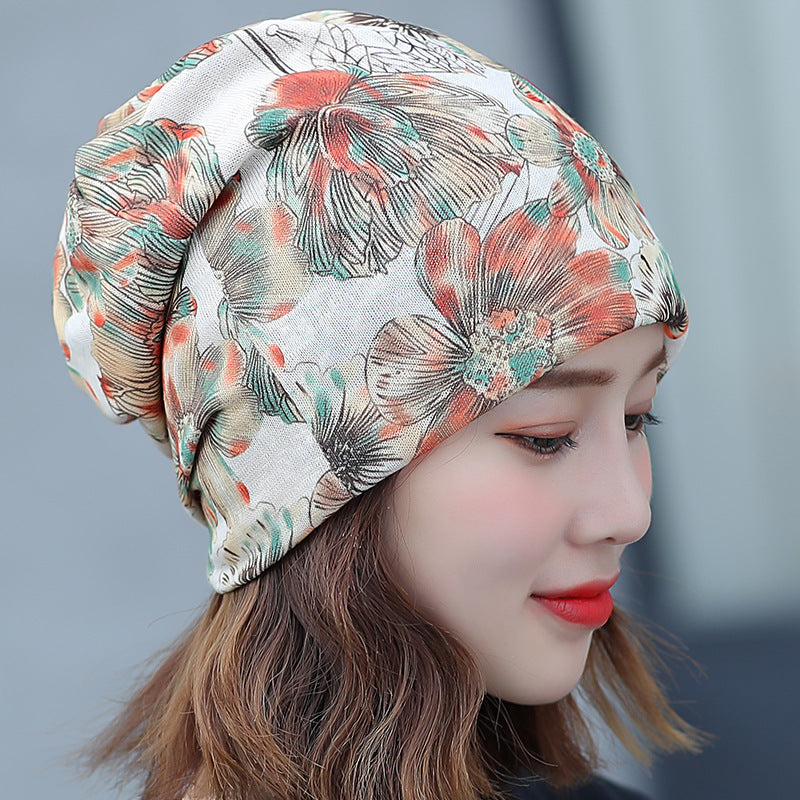 Baotou Silk Scarf Thin Air Conditioning Hat After Chemotherapy My Store