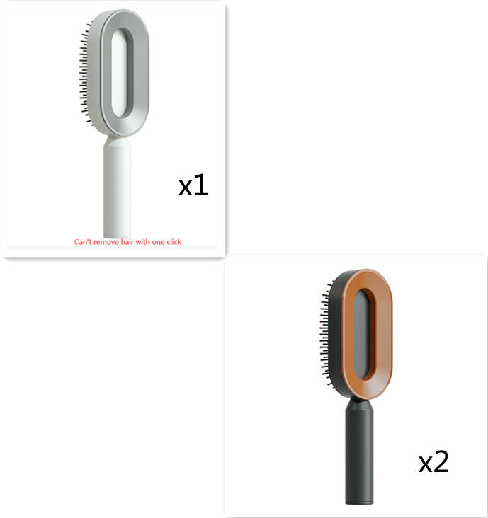 Self Cleaning Hair Brush For Women One-key Cleaning Hair Loss Airbag Massage Scalp Comb Anti-Static Hairbrush My Store