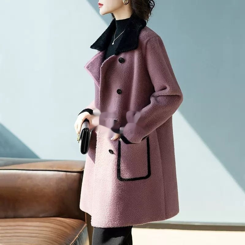 Mid-length Reversible Woolen Coat New My Store