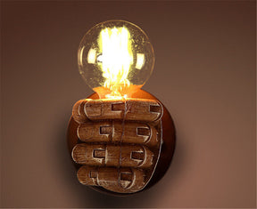 Fist resin wall lamp creates decorative wall lamp My Store