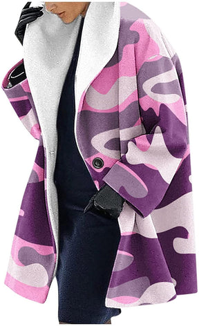 Mid-length Fall And Winter Lapels Loose Casual Hooded Coat My Store