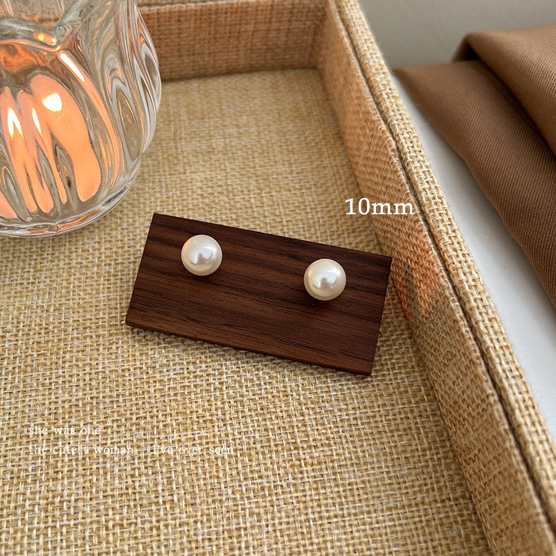 Pearl Retro French Simple Elegant Earrings My Store