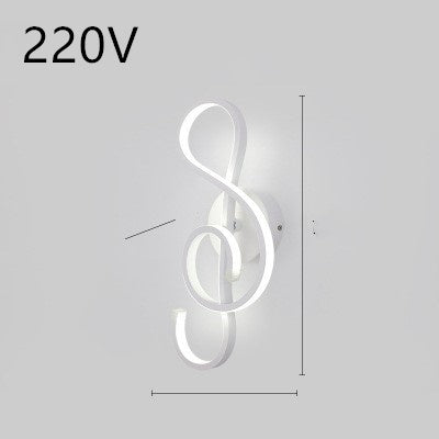 led wall lamp nordic minimalist bedroom bedside lamp My Store