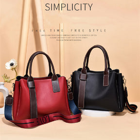 Soft Leather Large Capacity Women's Handbag Fashion Trendy One-shoulder Crossbody Bag My Store