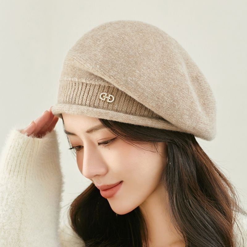 Women's Autumn And Winter Fashionable All-match Wool Knitted Hat My Store