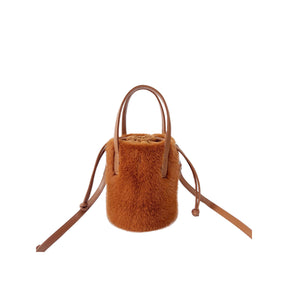 Mink-like Bucket Vintage Plush Hand Bag My Store