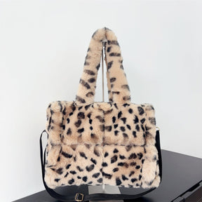 Leopard Print Tote Shoulder Messenger Bag Large Capacity My Store