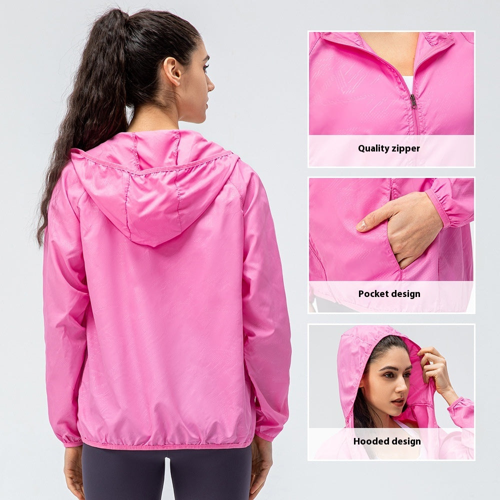 Women's Outdoor Sports Skin Trench Coat Waterproof Windproof Lightweight Breathable Quick-drying My Store