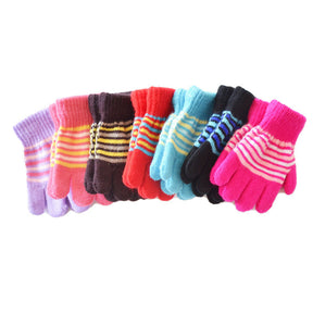 Autumn Winter Thermal Velvet Knitted Gloves My Store