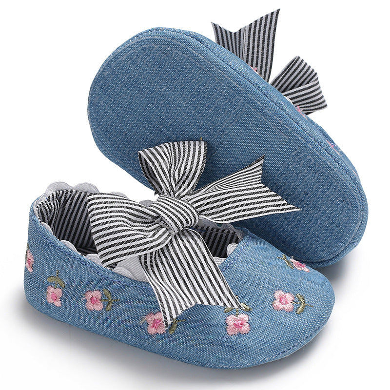 Bowknot Baby Shoes Girl Toddler Anti-Slip Shoe My Store