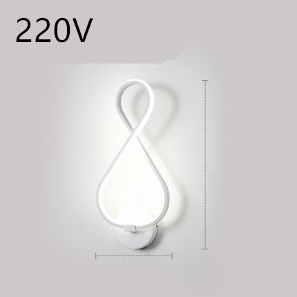 led wall lamp nordic minimalist bedroom bedside lamp My Store