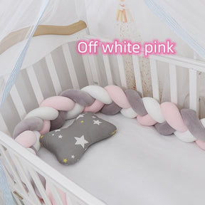 Baby Bumper Bed Braid Knot Pillow Cushion Bumper for Infant cuna Bebe lit Crib Protector Cot Bumper Room Decor My Store