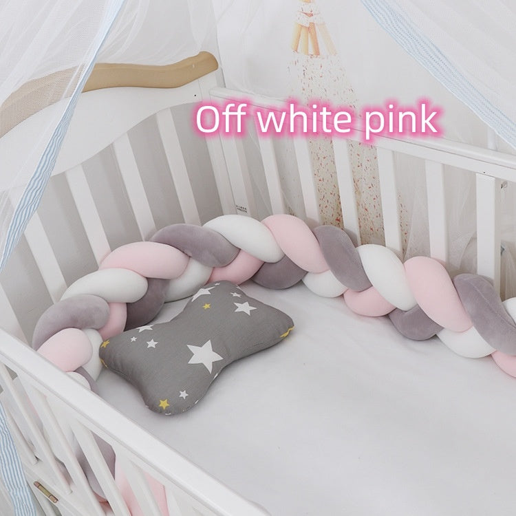 Baby Bumper Bed Braid Knot Pillow Cushion Bumper for Infant cuna Bebe lit Crib Protector Cot Bumper Room Decor My Store