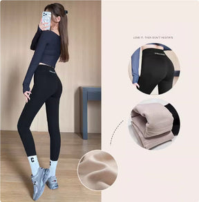 Lamb Fleece Leggings For Women My Store