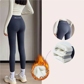 Lamb Fleece Leggings For Women My Store