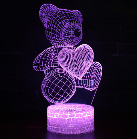 3D Lamp Acrylic USB LED Night Lights Neon Sign Lamp Xmas Christmas Decorations For Home Bedroom Birthday Decor Valentines Day Gifts My Store