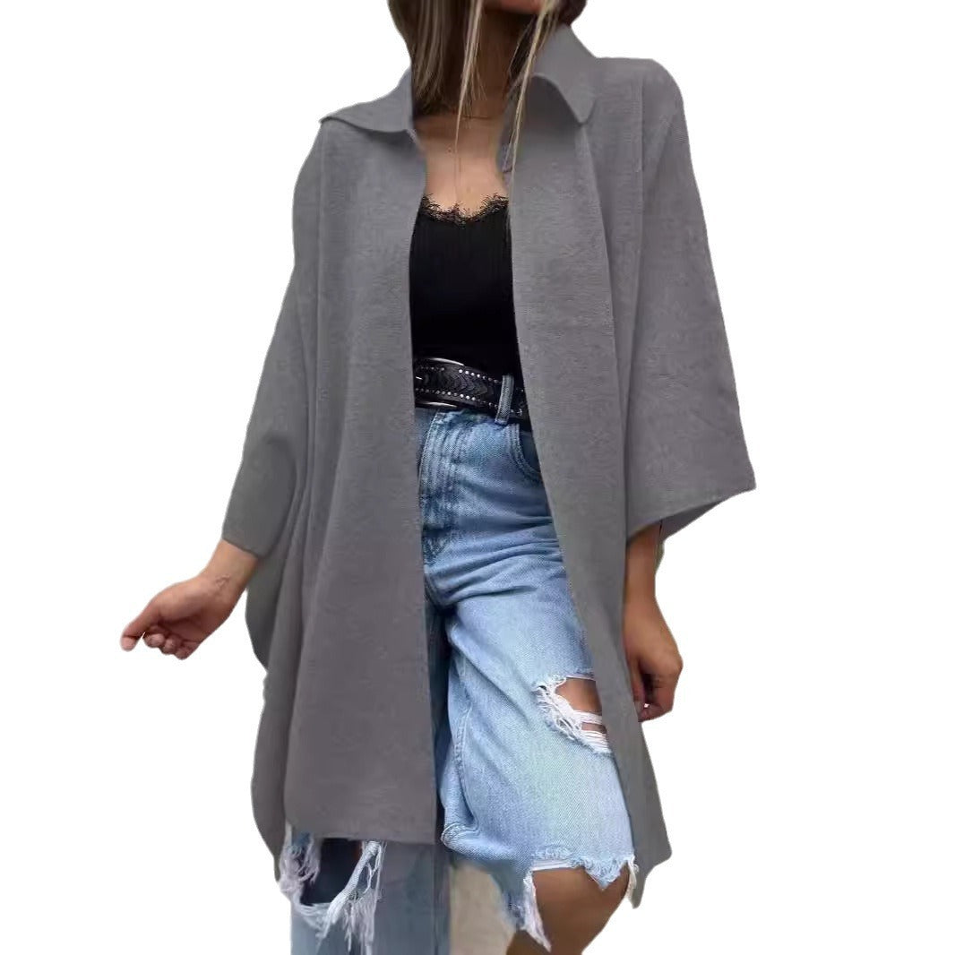 Women's Loose One Button Trench Coat My Store