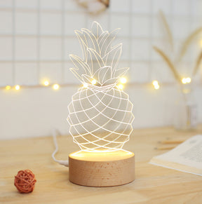 Bedside lamp pineapple table lamp My Store