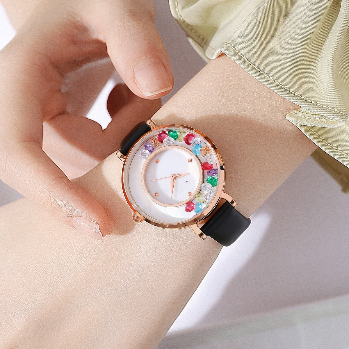 Elegant Gemstone Ball Exquisite Women's Watch My Store