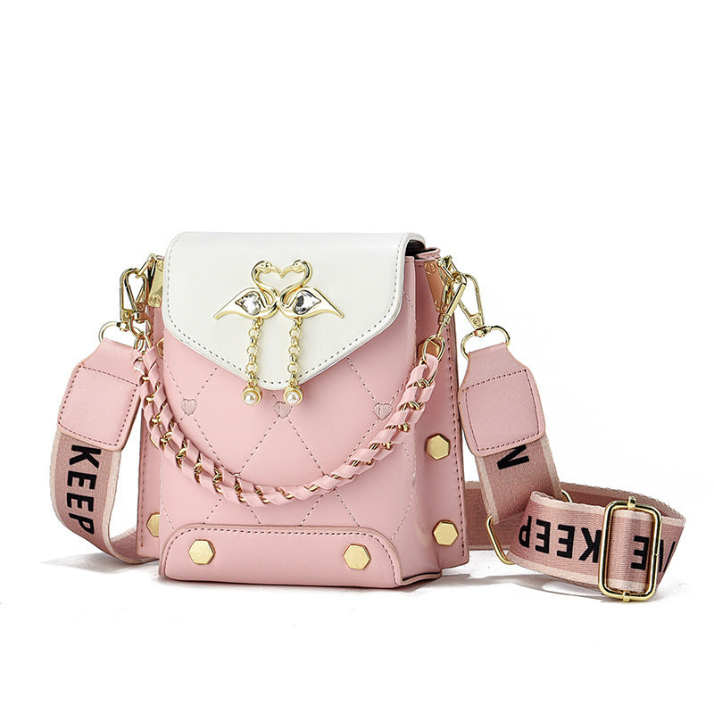 New Stylish Good Texture Shoulder Bag All-matching Western Style Pearl Chain Small Bag My Store