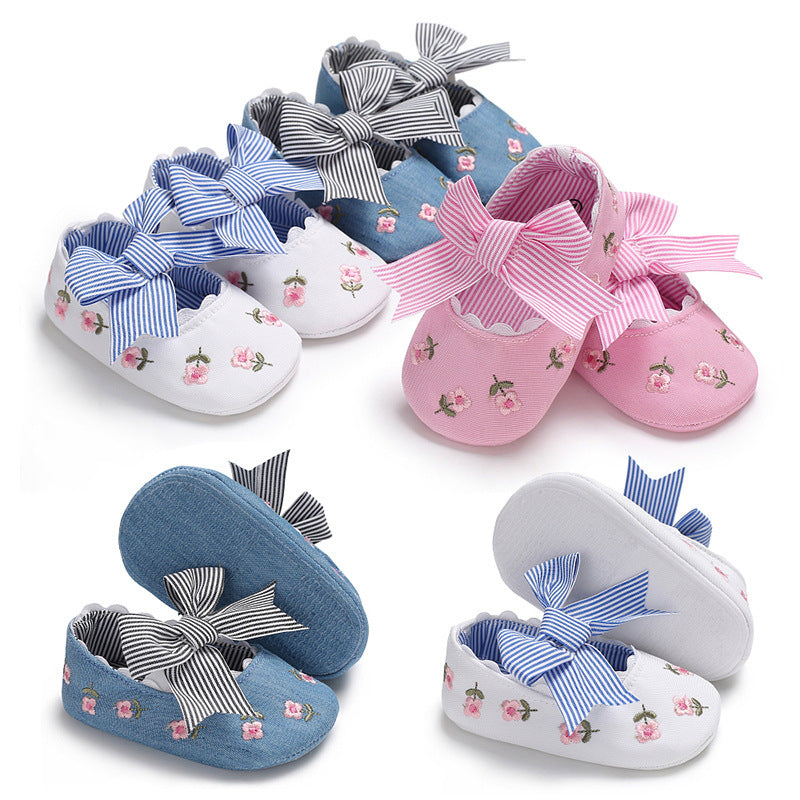 Bowknot Baby Shoes Girl Toddler Anti-Slip Shoe My Store