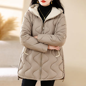 Winter Disposable Cotton-padded Coat For Women Padded Down Jacket Korean Style Mid-length Warm Jacket For Women My Store