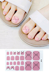 Nail Foot Sticker Cute Waterproof Foot Nail Sticker My Store