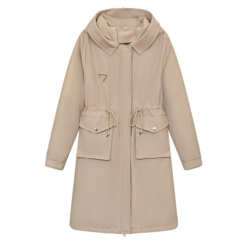 Parka Women's Overknee Long Cotton Coat Jacket Trench Coat My Store