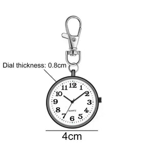 Clear Numbers Luminous Watch Keychain Pocket Watch My Store