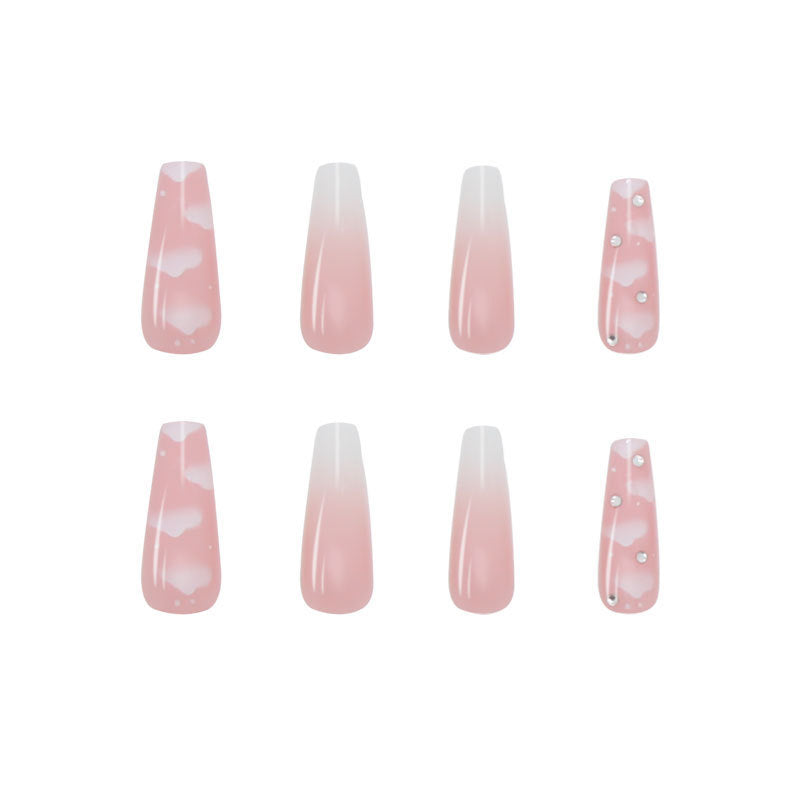 Women's Detachable Long Ballerina Nail Stickers My Store