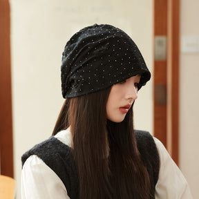 Korean Style Ripped Pile Heap Cap Children Autumn And Winter Fashion All-matching Make Face Look Smaller My Store