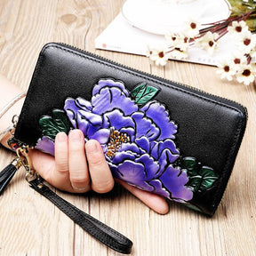 Leather zipper Korean style first layer leather wallet My Store