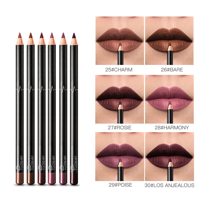 36 Color Lip Liner Waterproof Non-smudge Nude Color My Store