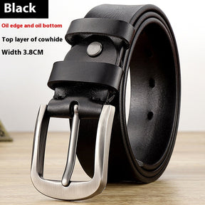 First Layer Cow Leather Belt Men My Store