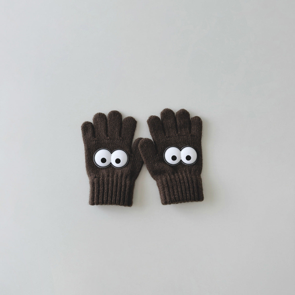 Warm Wool Knitted Five-finger Baby Gloves My Store